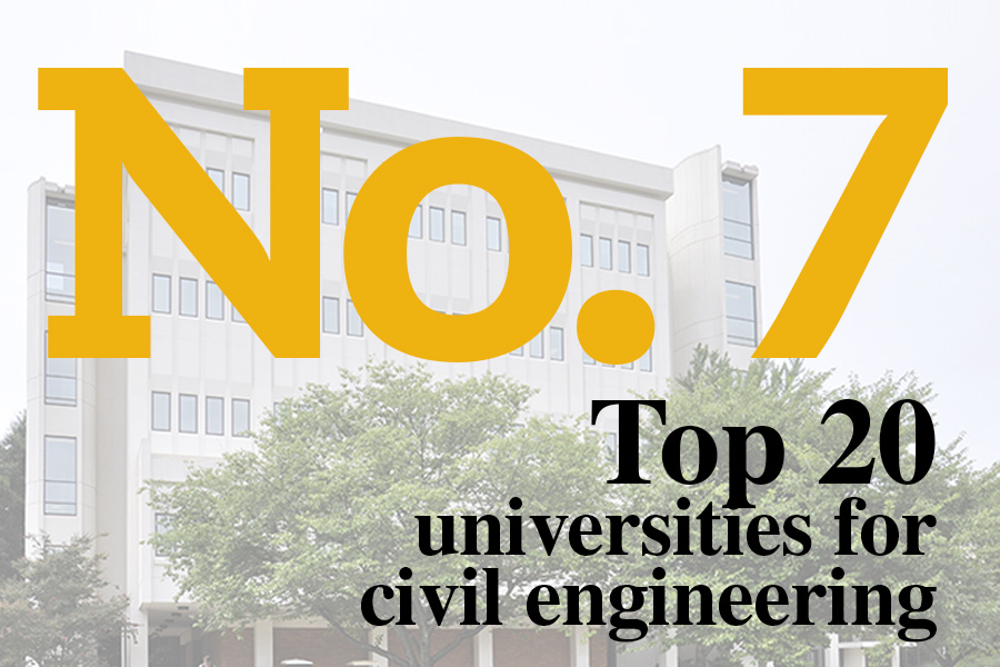 Georgia Tech's civil engineering program ranked No. 7 in the world in a new listing of the best civil programs around the globe.