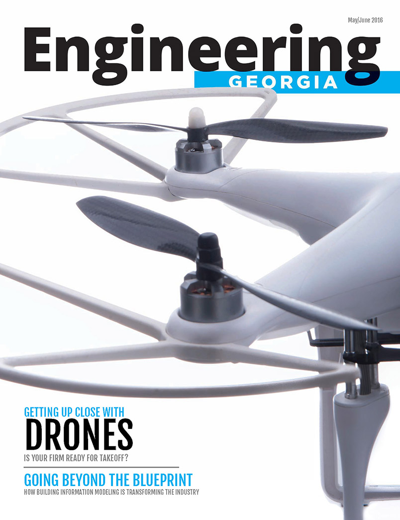 Cover of Engineering Georgia magazine's May/June 2016 issue.
