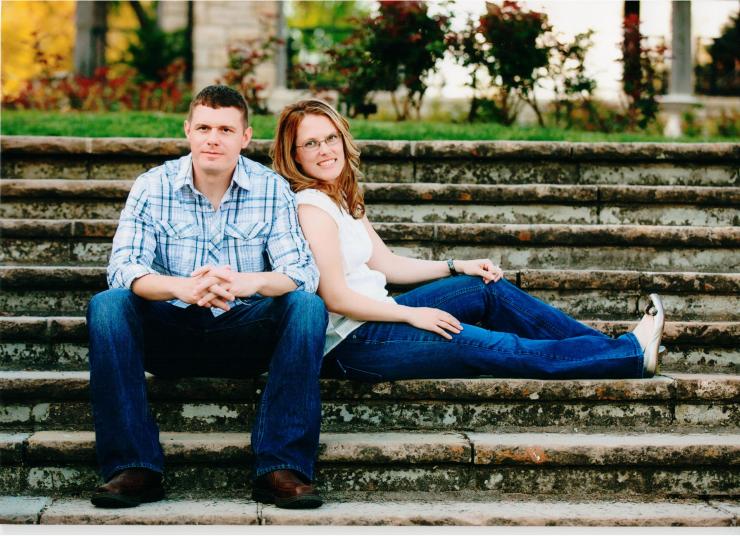 Marc and Kate Sanborn are working on doctorates in civil engineering with Lauren Stewart. The couple, married since 2012, are majors in the U.S. Army and need advanced degrees to continue their careers teaching at the U.S. Military Academy. (Photo: Missy Jurick)