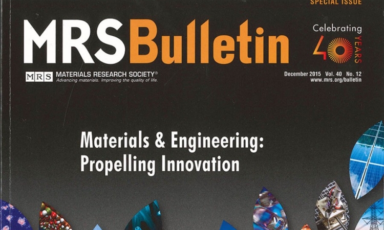 Cover of MRS Bulletin December 2015 special issue