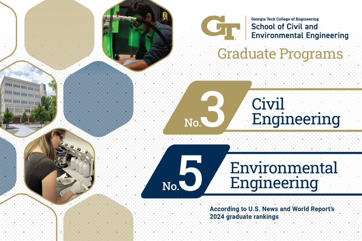A graphic reading number 3 engineering, number 5 environmental engineering