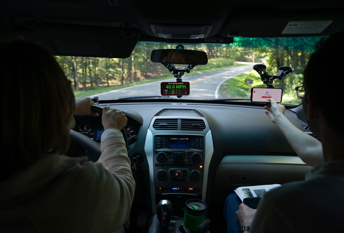 people driving
