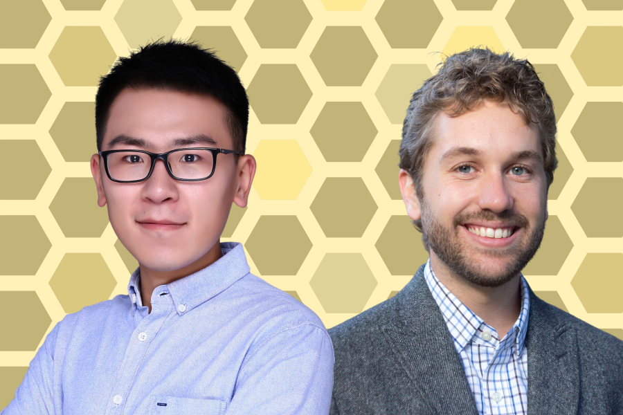 From left to right: Jianfeng Zhou, Samuel Coogan