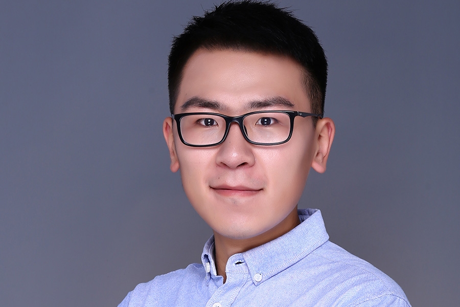 Ph.D. student Jianfeng Zhou, who has won a fellowship from the National Water Research Institute.
